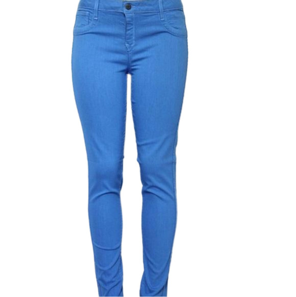 Bleulab Reversible Detour Leggings Blue Reptile Snake Print Coated Jeans 27 NWT - Picture 5 of 10